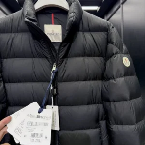 Replica Moncler Baudinet Down Jacket Black Quilted Reps - RepLuxe