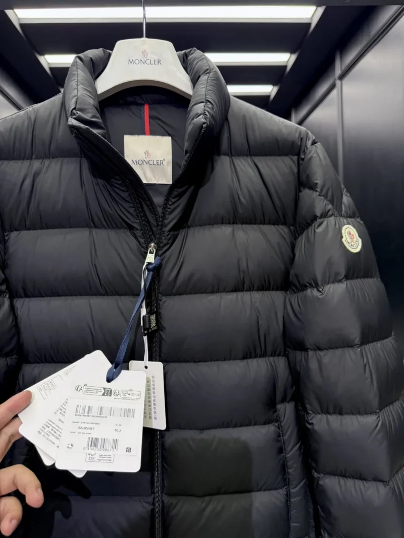 Replica Moncler Baudinet Down Jacket Black Quilted Reps - RepLuxe