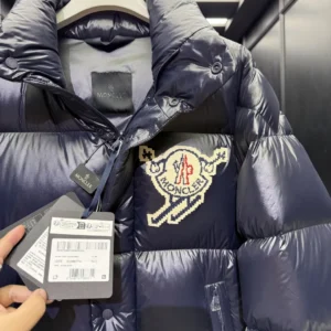 Replica Moncler Leste Down Jacket Blue Short Reps - RepLuxe