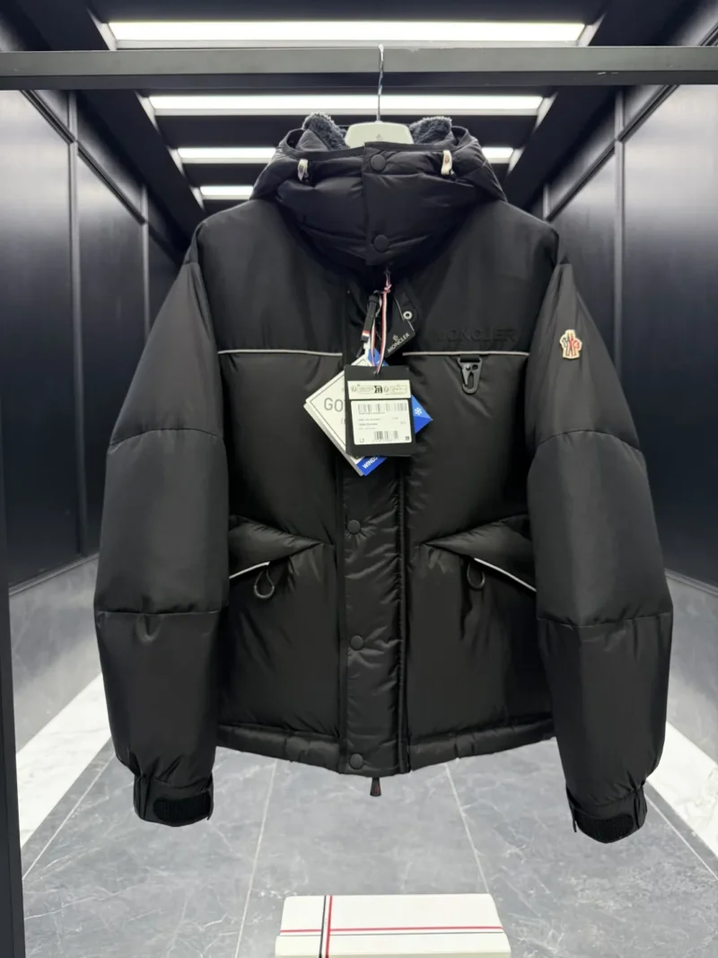 Replica Moncler Grenoble Albiez Down Jacket Black Casual Reps - RepLuxe