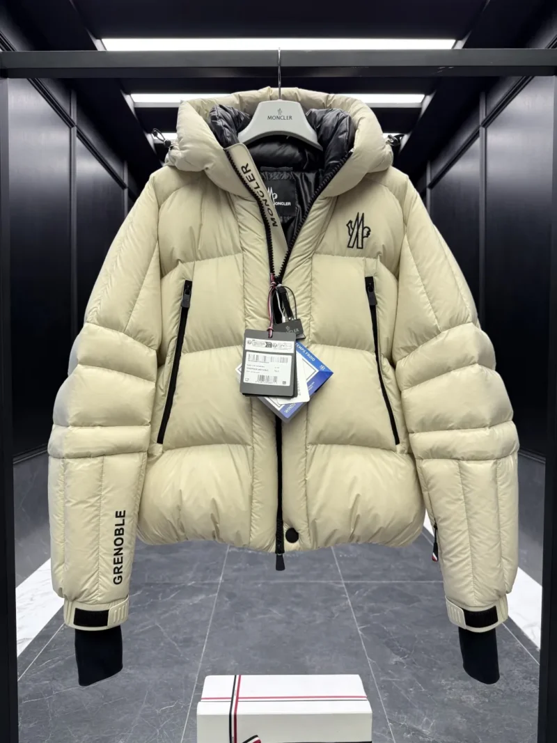 Replica Moncler Grenoble Cherferie Down Jacket Ivory Casual Reps - RepLuxe
