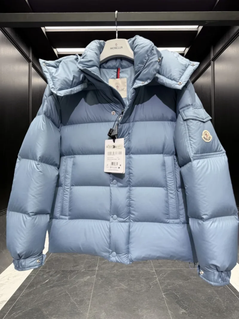 Replica Moncler Maya 70 Down Jacket Baby Blue Reps - RepLuxe