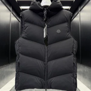 Replica Moncler Guersac Quilted Vest Black Men Reps - RepLuxe