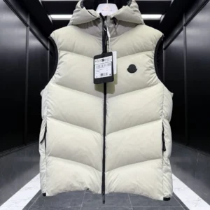 Replica Moncler Guersac Down Vest Cream Quilted Reps - RepLuxe