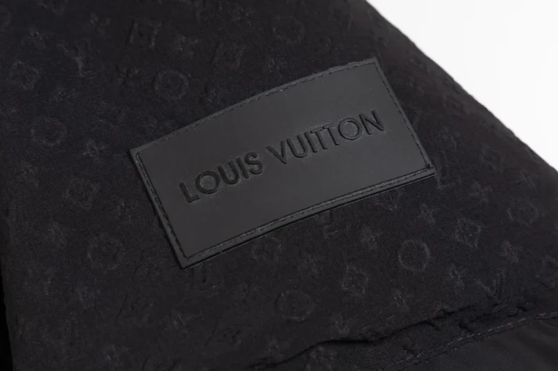 Replica LOUIS VUITTON Down Jacket Black Oversize Reps - RepLuxe