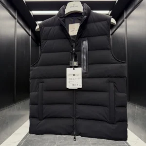 Replica Moncler Giaf Down Vest Black Matte Style Reps - RepLuxe