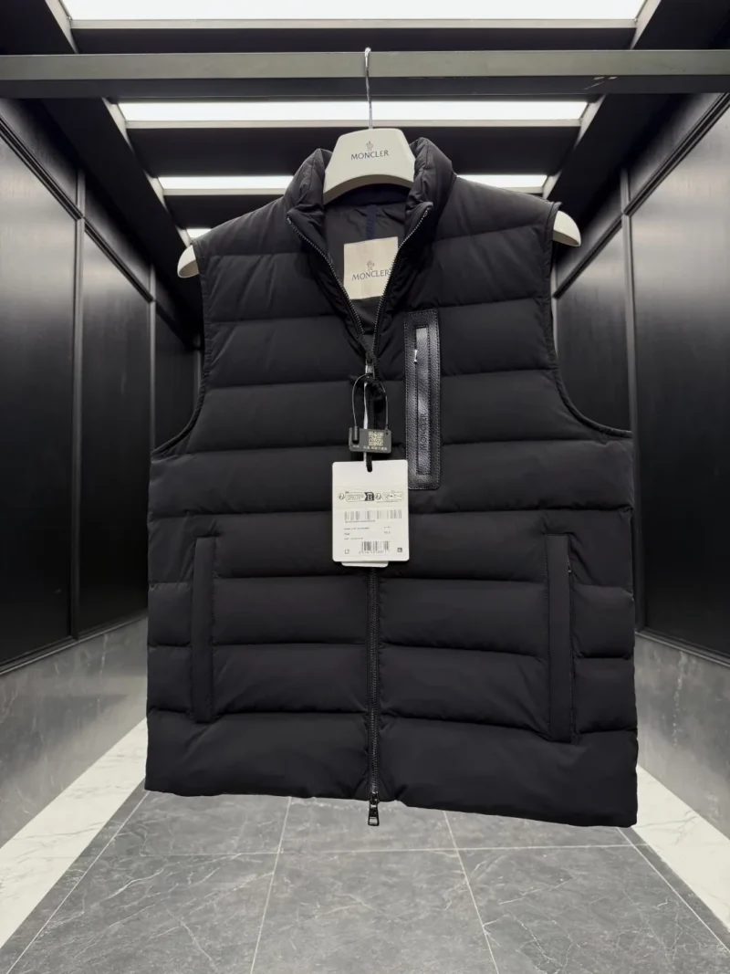 Replica Moncler Giaf Down Vest Black Matte Style Reps - RepLuxe
