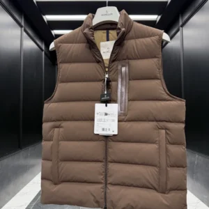 Replica Moncler Giaf Vest Brown Matte Style Reps - RepLuxe