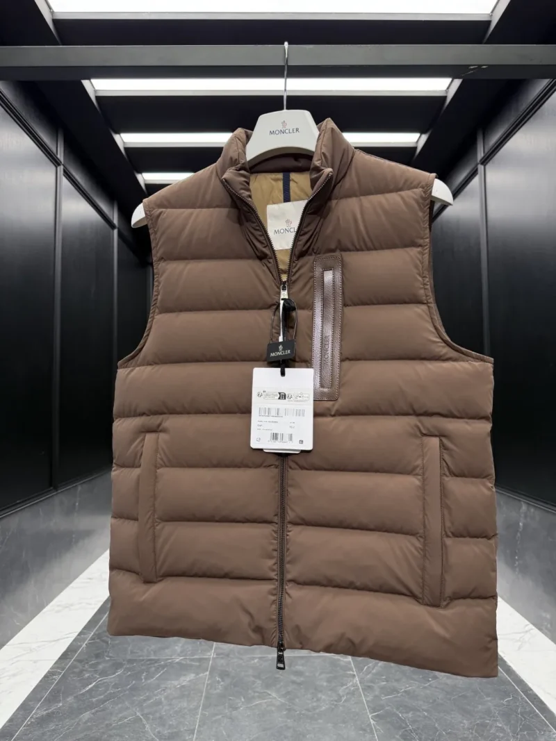 Replica Moncler Giaf Vest Brown Matte Style Reps - RepLuxe