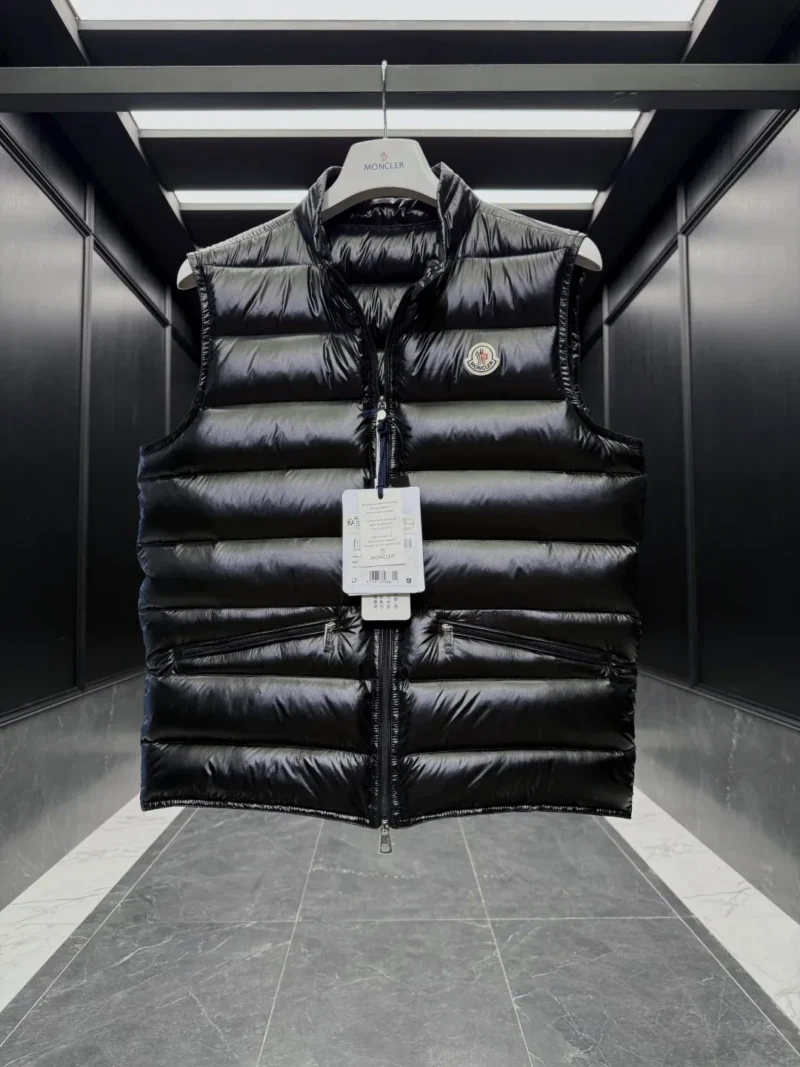 Replica Moncler Gui Vest Black Lightweight Design Reps - RepLuxe