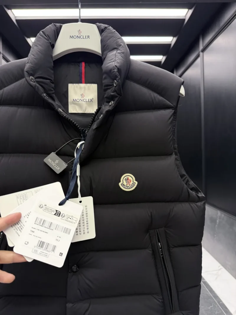 Replica Moncler Tibb Vest Black Matte Finish Reps - RepLuxe