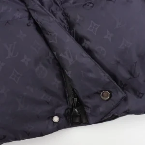 Replica Louis Vuitton Monogram Puffer Jacket Black Reps - RepLuxe