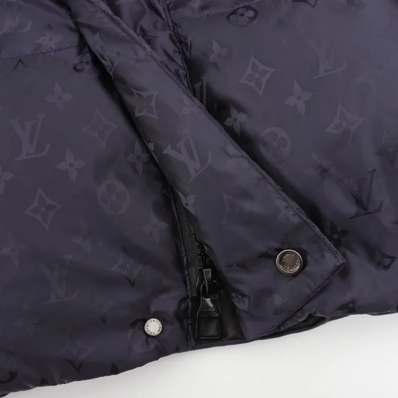 Replica Louis Vuitton Monogram Puffer Jacket Black Reps - RepLuxe