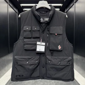 Replica Moncler Grenoble Tongass Vest Black Outdoor Reps - RepLuxe