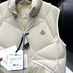 Replica Moncler Vendavel Quilted Vest Beige Men Reps - RepLuxe