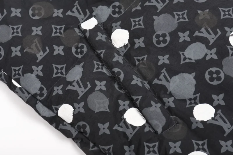 Replica Louis Vuitton Yayoi Kusama Polka Dot Jacket Black Reps - RepLuxe