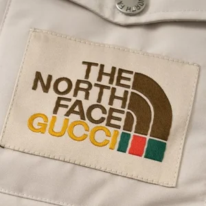 Replica THE NORTH FACE x GUCCI Down Vest Beige Reps - RepLuxe