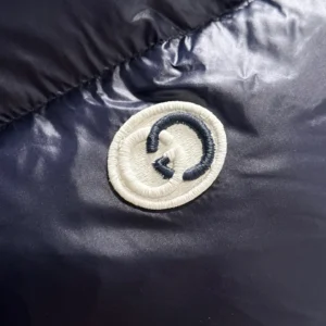 Replica Gucci Longue Saion Down Jacket Navy Blue Reps - RepLuxe