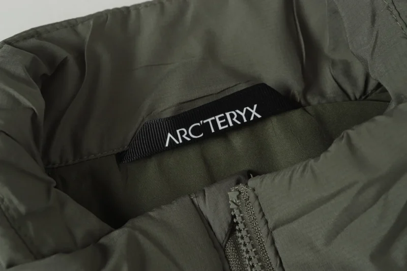 Replica Arcteryx Embroidery Vest Olive Green Style Reps - RepLuxe