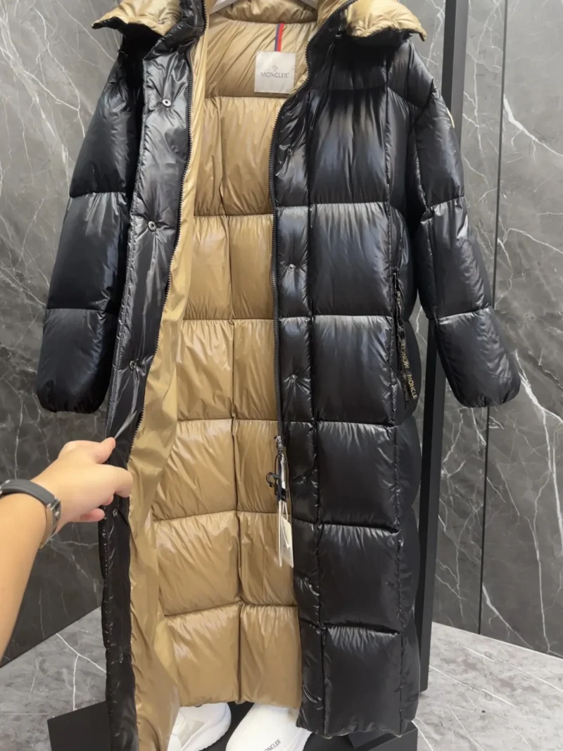Replica Moncler Parnaiba Long Down Jacket Black Reps - RepLuxe