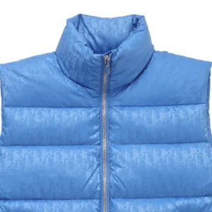Replica Dior Limited Edition Classic Monogram Vest Blue Reps - RepLuxe