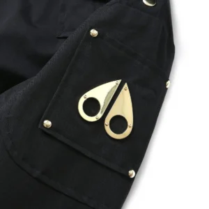 Replica Moose Knuckles P700 Long Parka Black Coat Reps - RepLuxe