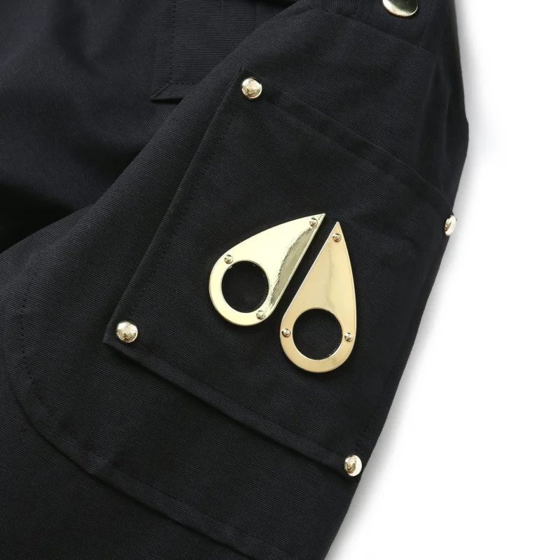 Replica Moose Knuckles P700 Long Parka Black Coat Reps - RepLuxe