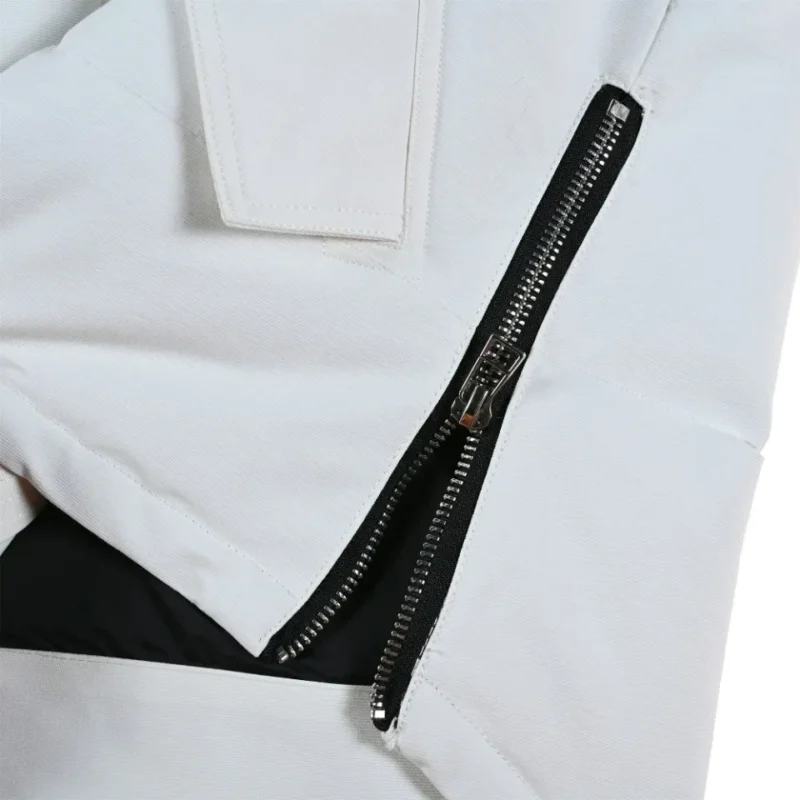 Replica Moose Knuckles Classic Aviator Jacket White Reps - RepLuxe