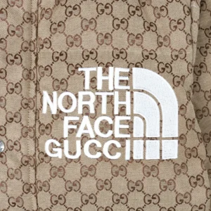 Replica Gucci x The North Face Down Jacket Beige Monogram Reps - RepLuxe