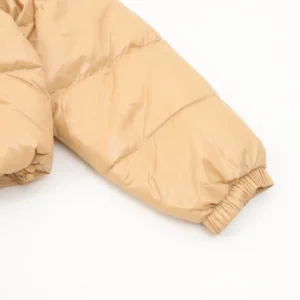 Replica The North Face 86 Short Down Jacket Beige Reps - RepLuxe