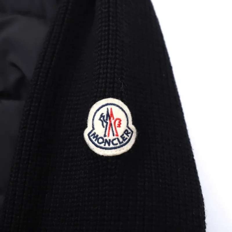 Replica Moncler M32 Knit Down Jacket Black Reps - RepLuxe