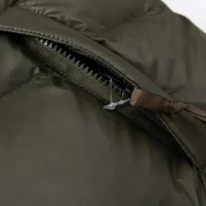Replica The North Face Nuptse Jacket Olive Brown Reps - RepLuxe