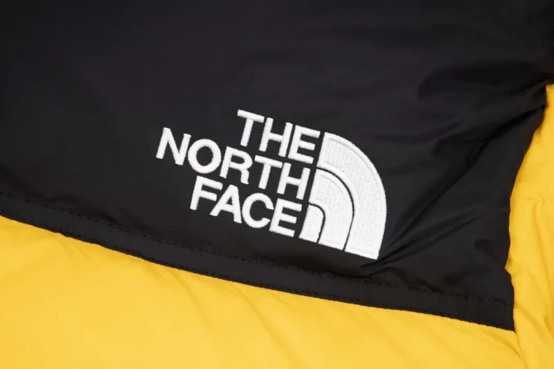 Replica The North Face 1996 Nuptse Jacket Yellow Black Reps - RepLuxe