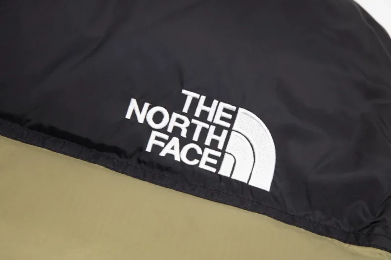 Replica The North Face 1996 Nuptse Jacket Olive Black Reps - RepLuxe