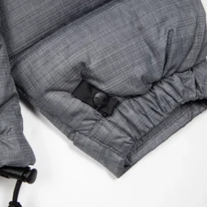 Replica The North Face 1996 Nuptse Jacket Grey Black Reps - RepLuxe