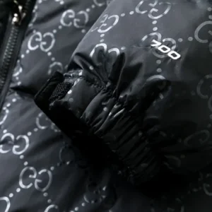 Replica Gucci x The North Face Down Jacket Black Monogram Reps - RepLuxe