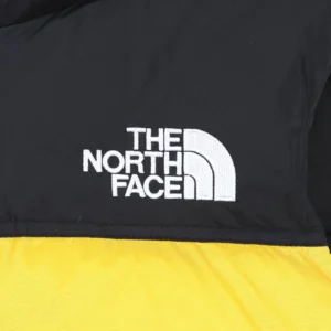 Replica The North Face 1996 Nuptse Vest Yellow Black Reps - RepLuxe