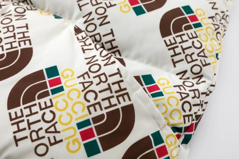 Replica THE NORTH FACE x GUCCI Down Vest White Reps - RepLuxe