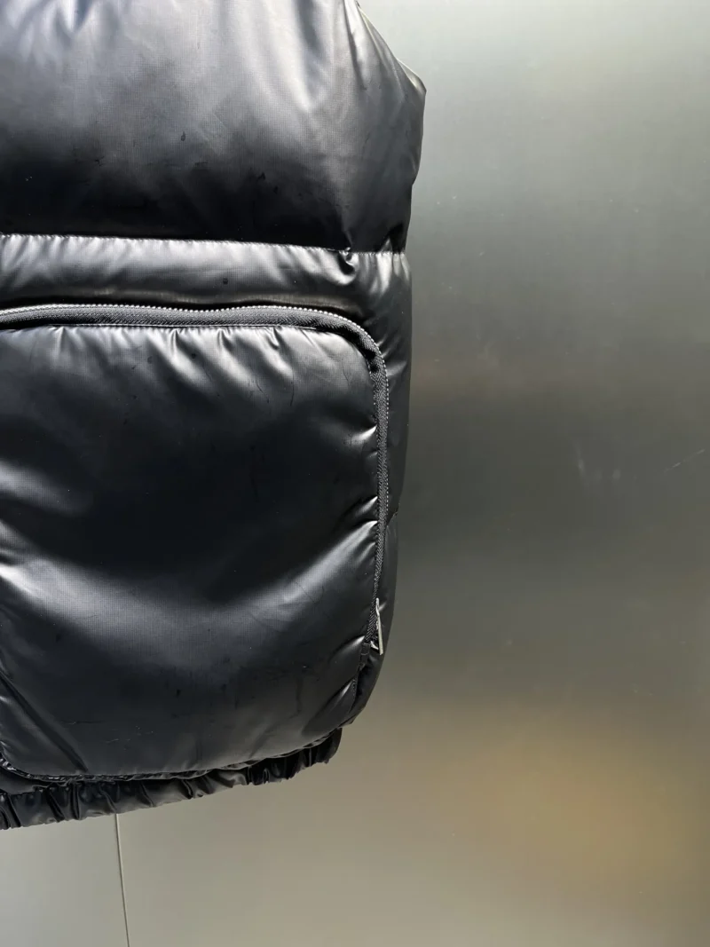 Replica Prada Down Vest Black Logo Style Reps - RepLuxe
