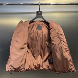 Replica Prada Minimalist Down Vest Brown Classic Reps - RepLuxe