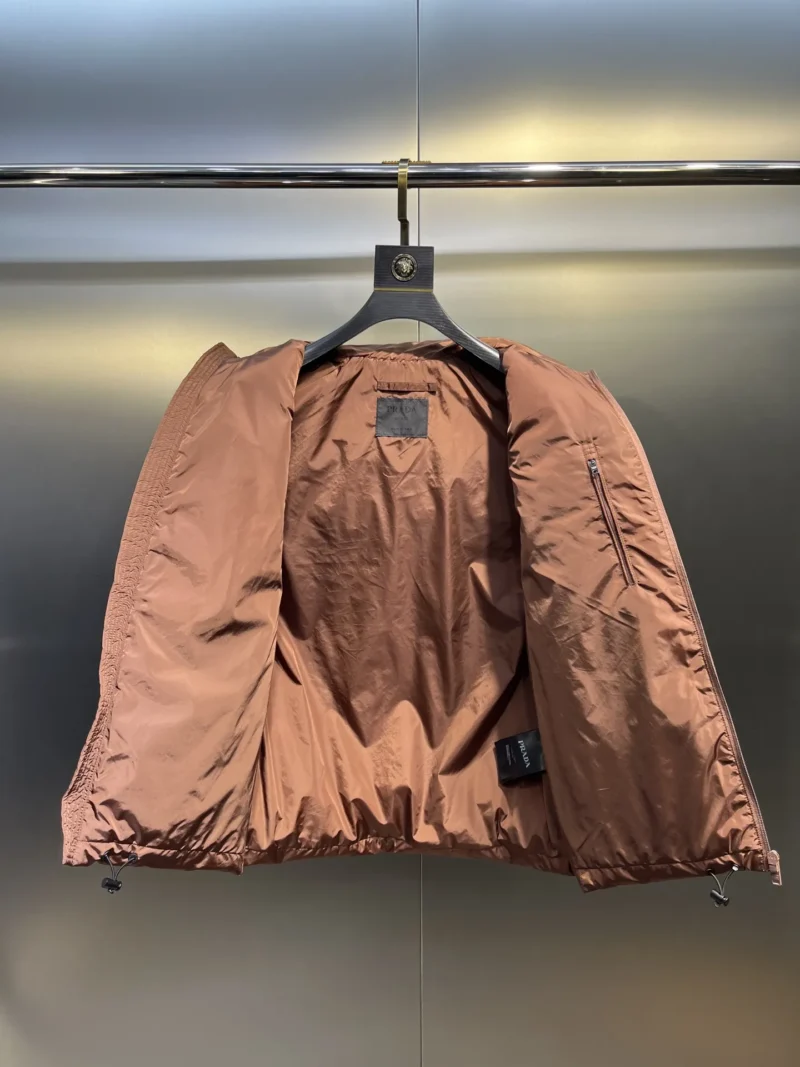 Replica Prada Minimalist Down Vest Brown Classic Reps - RepLuxe