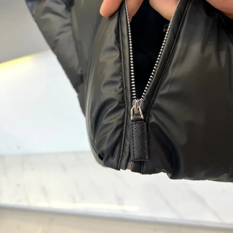 Replica Prada Quilted Down Vest Black Sleeveless Reps - RepLuxe