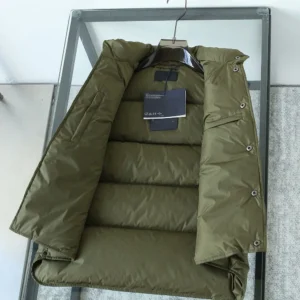 Replica Prada Re-Nylon Down Vest Cocoa Brown Classic Reps - RepLuxe