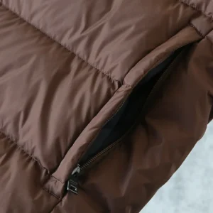 Replica Prada Re-Nylon Down Vest Cocoa Brown Reps - RepLuxe