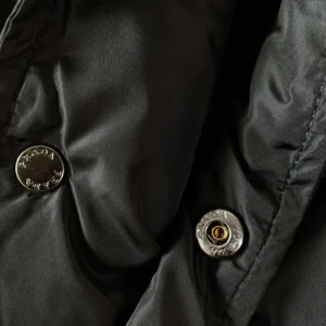 Replica Prada Down Vest Black Stand Collar Reps - RepLuxe