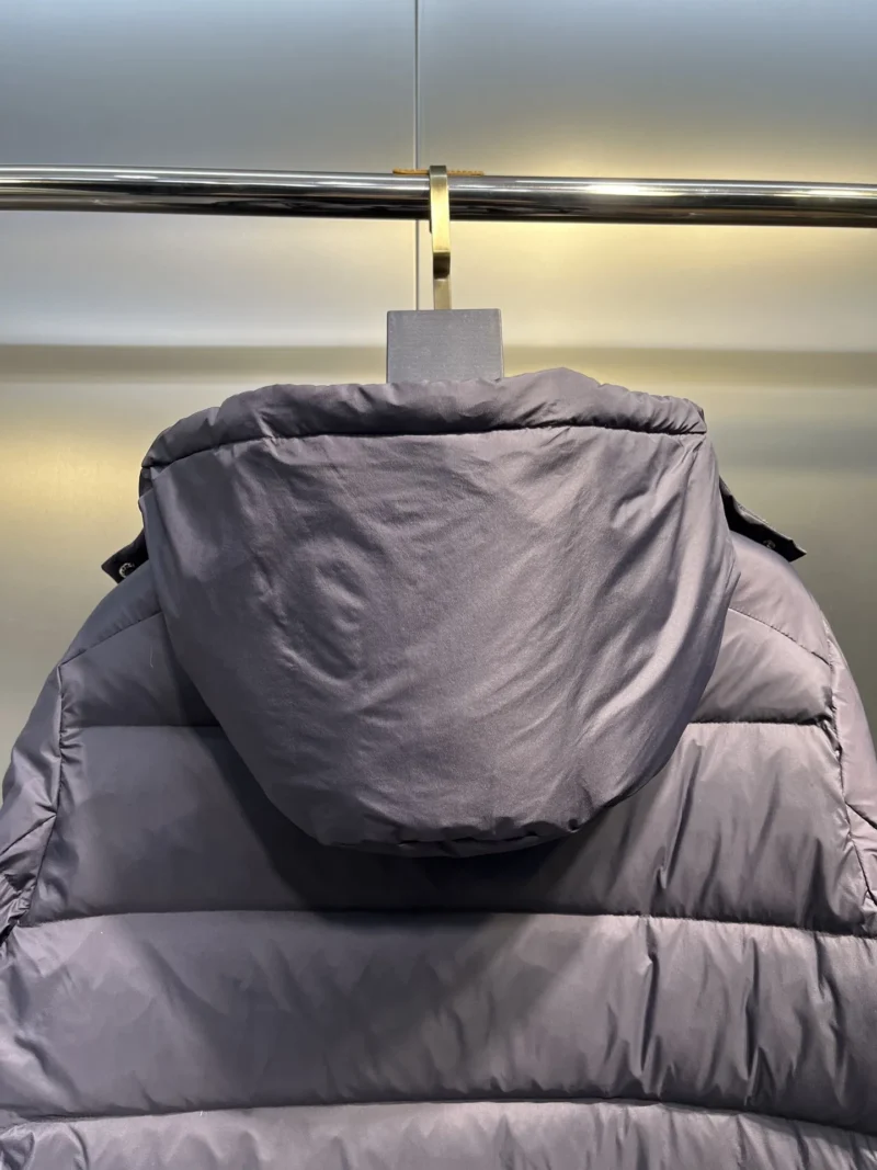 Replica Prada Down Jacket Grey Hooded Style Reps - RepLuxe