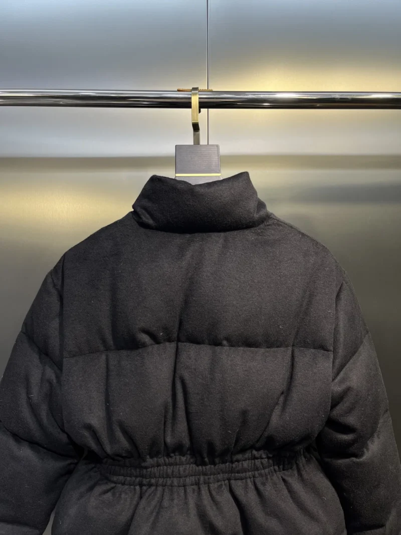 Replica Prada Long Waist Down Jacket Black Quilted Reps - RepLuxe