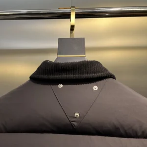 Replica Prada ReNylon Down Jacket Grey Quilted Reps - RepLuxe