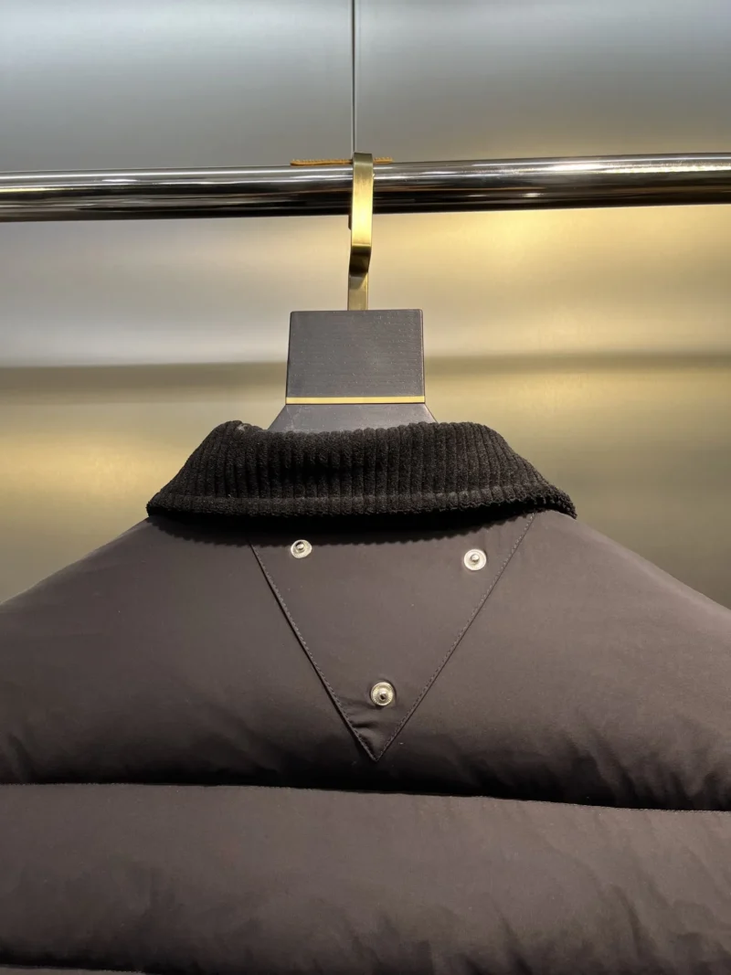 Replica Prada ReNylon Down Jacket Grey Quilted Reps - RepLuxe