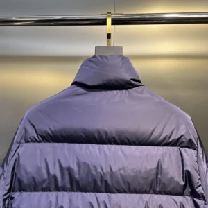 Replica Prada Biker Down Jacket Blue Hooded Reps - RepLuxe